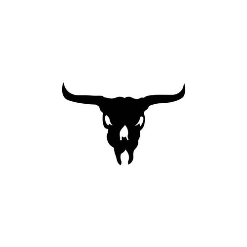 Skulls s Longhorn Bull Cow Skull Style 6 Vinyl Sticker