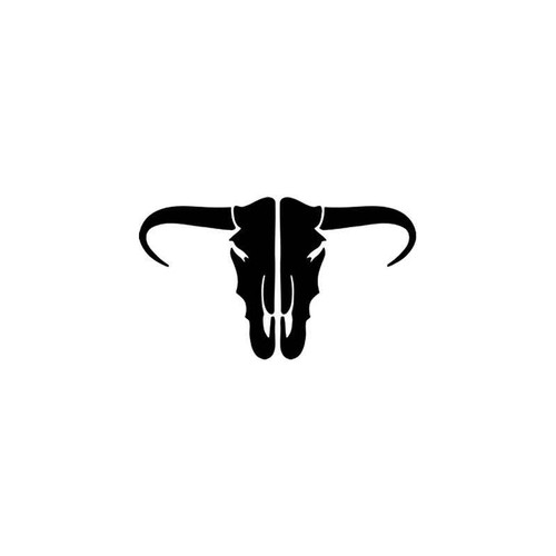 Skulls s Longhorn Bull Cow Skull Style 7 Vinyl Sticker