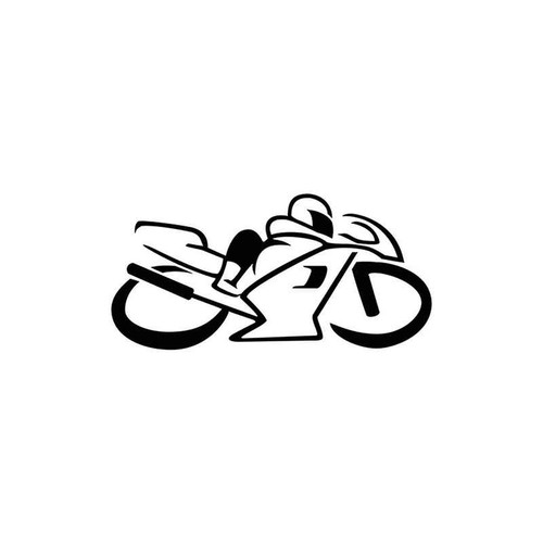 Sportbike Motorcycle 25 Vinyl Sticker