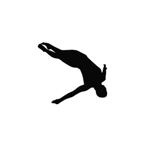 High Dive Swimming Style 1 Vinyl Sticker