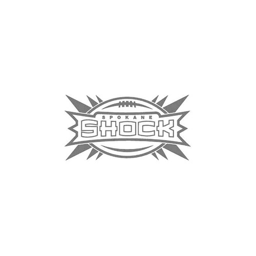 Spokane Shock Afl Style 1 Vinyl Sticker