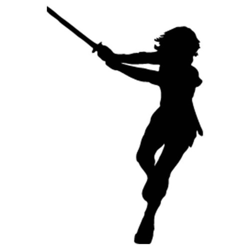 The Witcher 3 Wild Hunt Cirilla Of Cintra Silhouette Vinyl Sticker