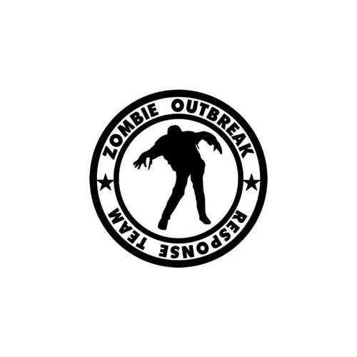 Zombie Outbreak Response Team Style 5 Vinyl Sticker