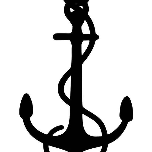 Anchor Sailing Sailboat Vinyl Sticker