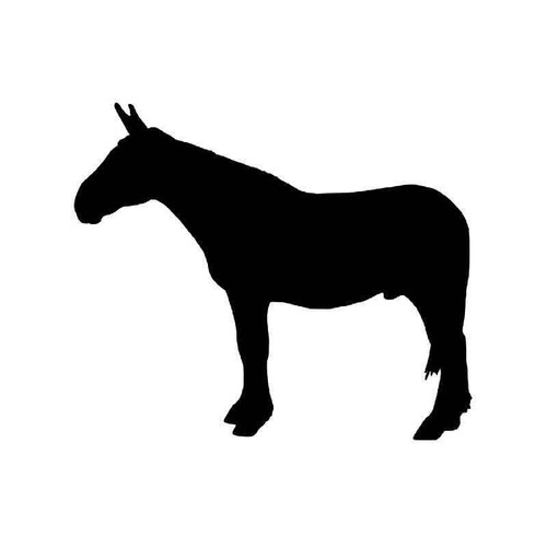 Army Mule Horse Vinyl Sticker