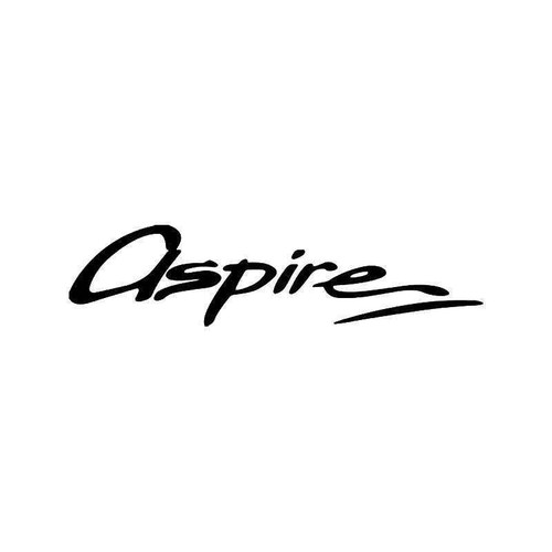 Aspire Vinyl Sticker