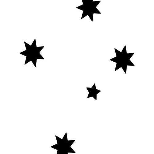 Australia Southern Cross Stars 3 Vinyl Sticker