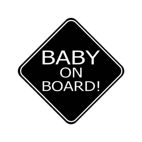 Baby On Board Caution Vinyl Sticker