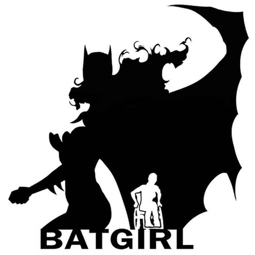 Bat Girl 1425 Vinyl Sticker