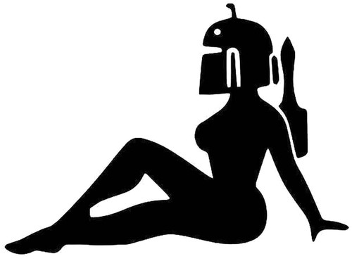 Boba Fett Sexy Mudflap Girl