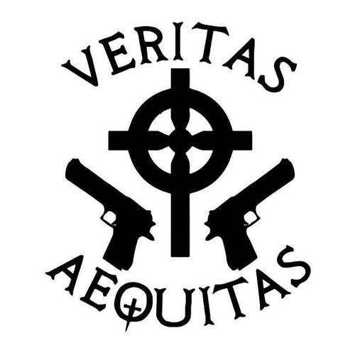 Borderlands Veritas Aequitas Gaming Vinyl Sticker