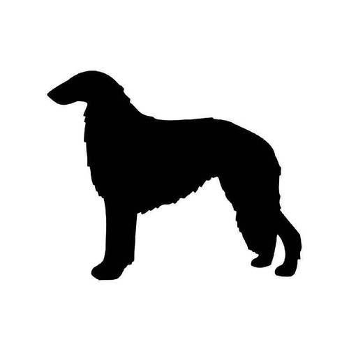 Borzoi Hound Dog Vinyl Sticker