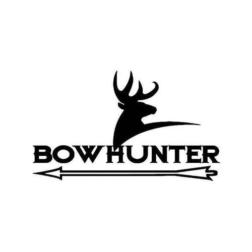 Bow Hunter Hunting Deer Buck 1 Vinyl Sticker