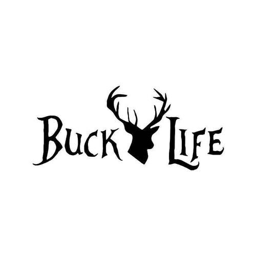 Buck Life Hunting Vinyl Sticker