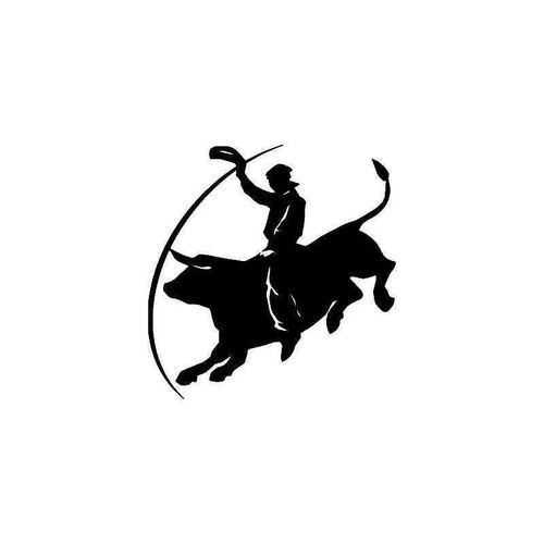 Bullriding Cowboy 2 Vinyl Sticker