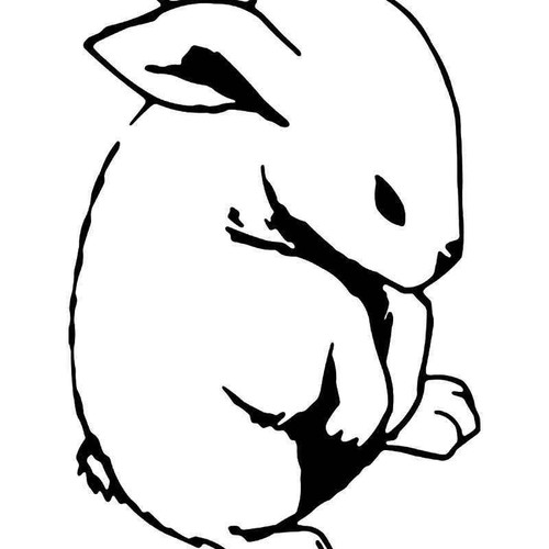 Bunny Rabbit 1 Vinyl Sticker