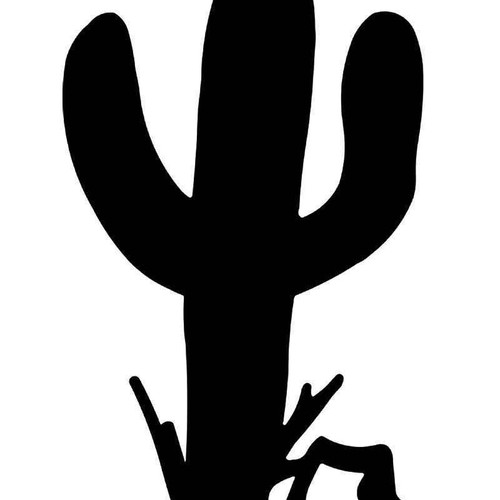 Cactus Tree Desert 5 Vinyl Sticker