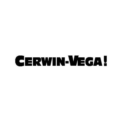Cerwin Vega Logo 3 Vinyl Sticker