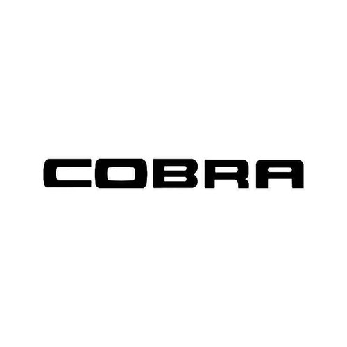 Cobra Exhaust 2 Vinyl Sticker