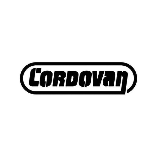 Cordovan Vinyl Sticker