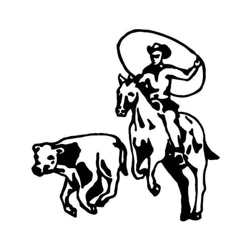 Cowboy Rodeo 4 Vinyl Sticker