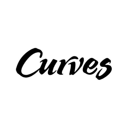 Curves Logo Vinyl Sticker