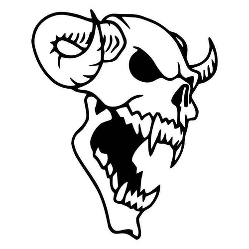Death Skull 9 Vinyl Sticker