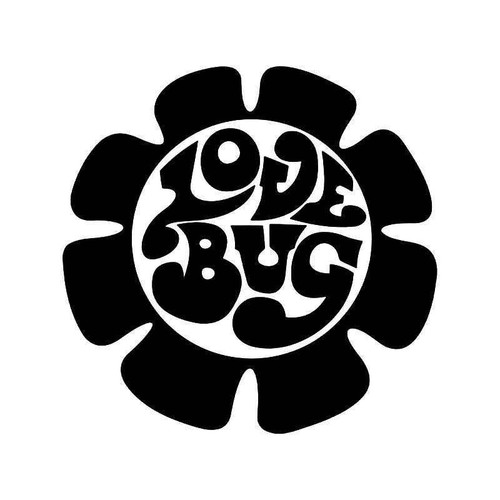 Euro Love Bug Volkswagen Vinyl Sticker