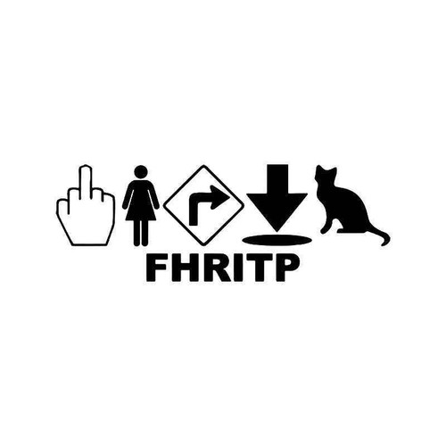 Fhritp Sex Pussy Vinyl Sticker