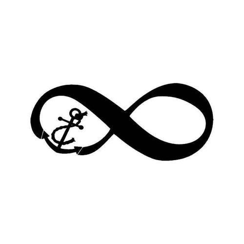 Forever Infinity Anchor Vinyl Sticker