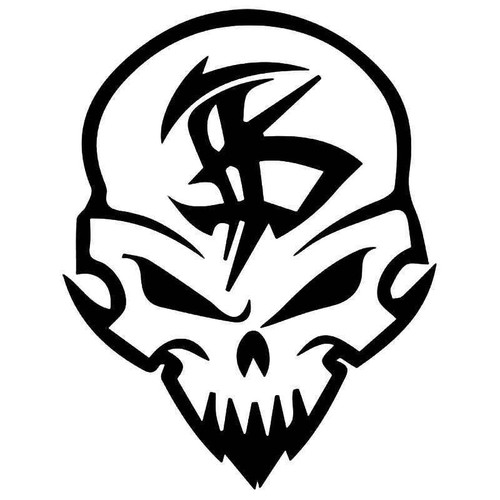 Ghost Skull Vinyl Sticker