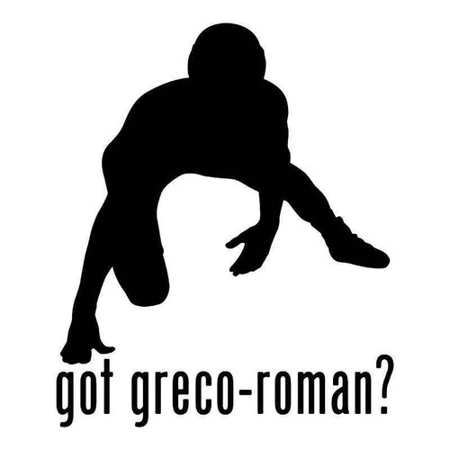 Got Greco Roman Wrestling 3 Vinyl Sticker