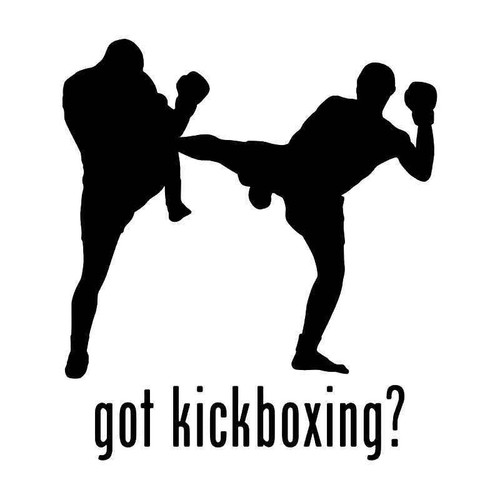 Got Kickboxing Boxer Vinyl Sticker