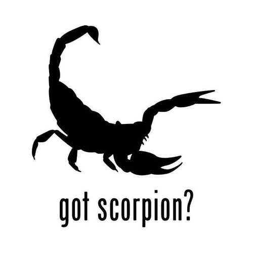 Got Scorpion Poison Pet Vinyl Sticker