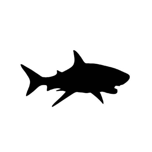 Great White Shark Fish Vinyl Sticker