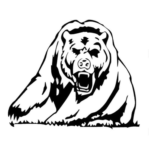 Grizzly Bear 2183 Vinyl Sticker