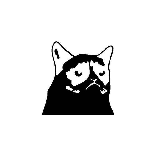 Grumpy Cat Meme 2 Vinyl Sticker