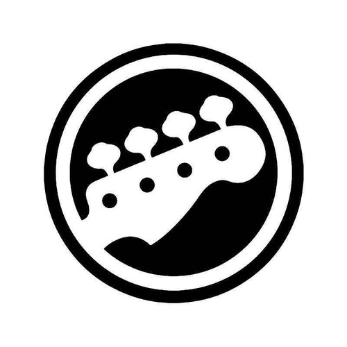 Guitar Hero Bass Head Gaming Vinyl Sticker