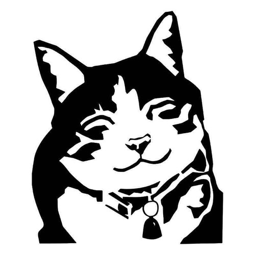 Happy Cat Internet Meme Vinyl Sticker