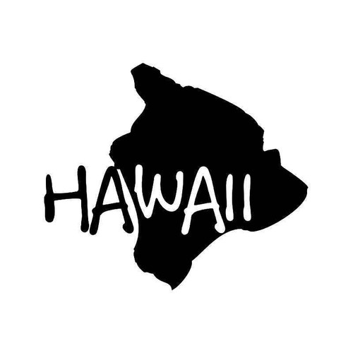 Hawaii Island Vinyl Sticker