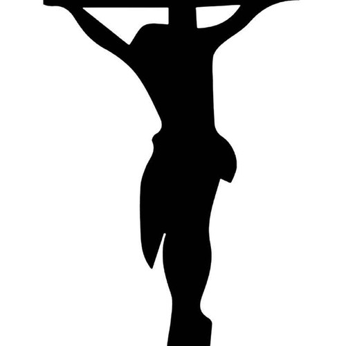 Jesus Christ Cross Crucifixion Vinyl Sticker