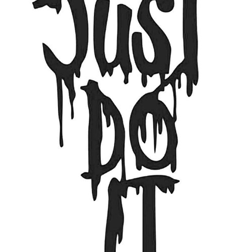 Just Do It Blood Sports Vinyl Sticker