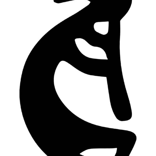 Kokopelli Fertility Native Indians 1 Vinyl Sticker