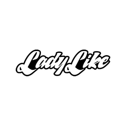 Lady Like Jdm Japanese Vinyl Sticker