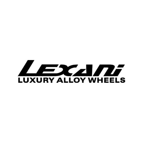 Lexani Alloy Wheels 3 Vinyl Sticker