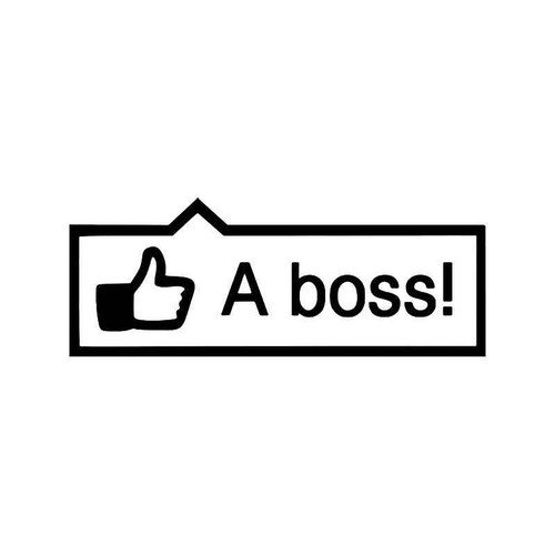 Like A Boss Jdm Japanese 2 Vinyl Sticker