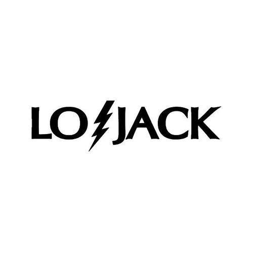 Lo Jack Vinyl Sticker