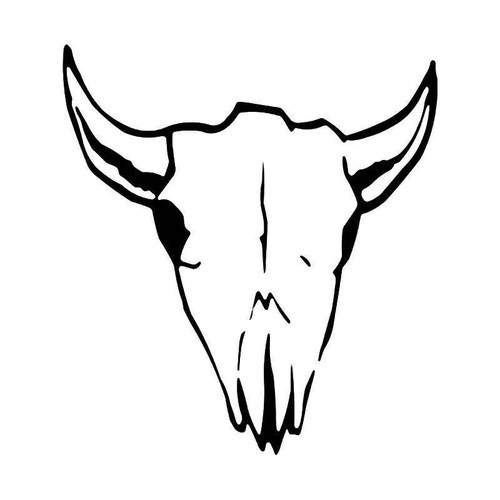 Longhorn Bull Skull 5 Vinyl Sticker