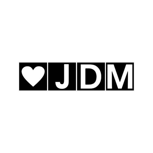 Love Jdm Japanese 1 Vinyl Sticker