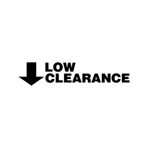 Low Clearance Jdm Japanese Vinyl Sticker